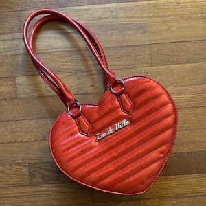 Rare Heart Shaped purse Lux de Ville